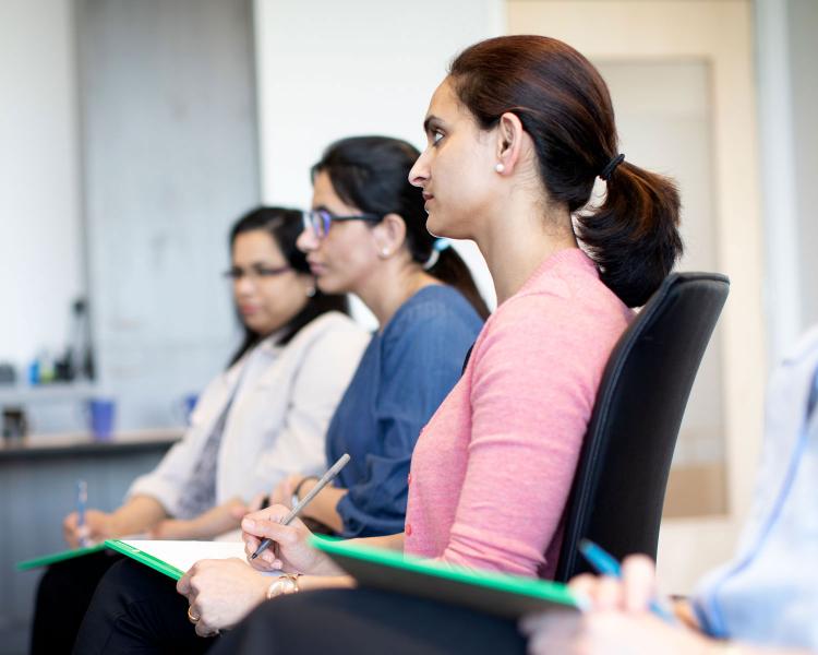 people sitting at meeting