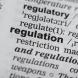 The word regulation bolded on a dictionary page. 
