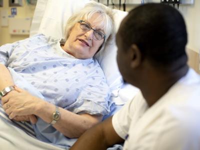 Man Caring for Patient