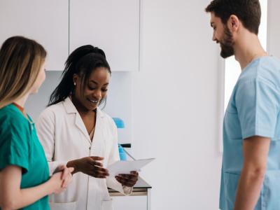 Nurses meeting together 