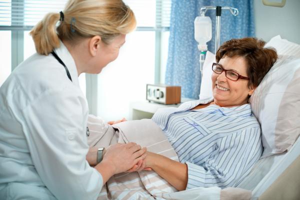 image of nurse with patient