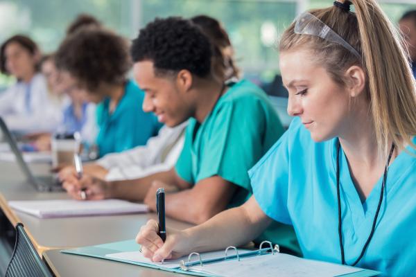 nurses studying