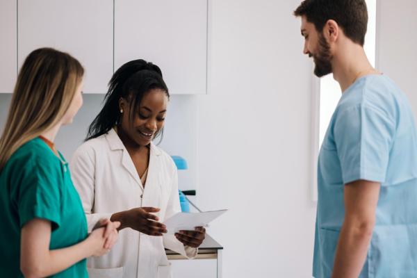 Nurses meeting together 